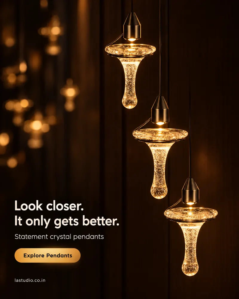 Look closer, Light Art Studio static ad
