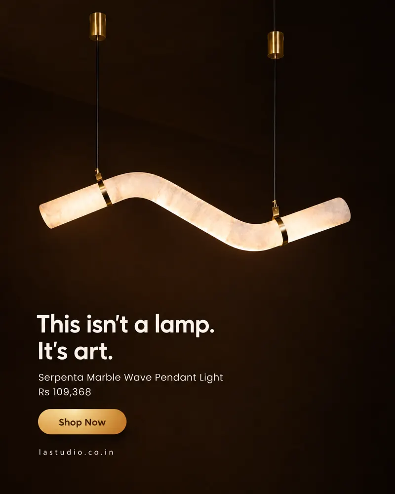 This isn't a lamp, Light Art Studio static ad