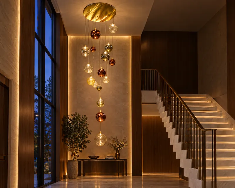 Double-height stair, AI image
