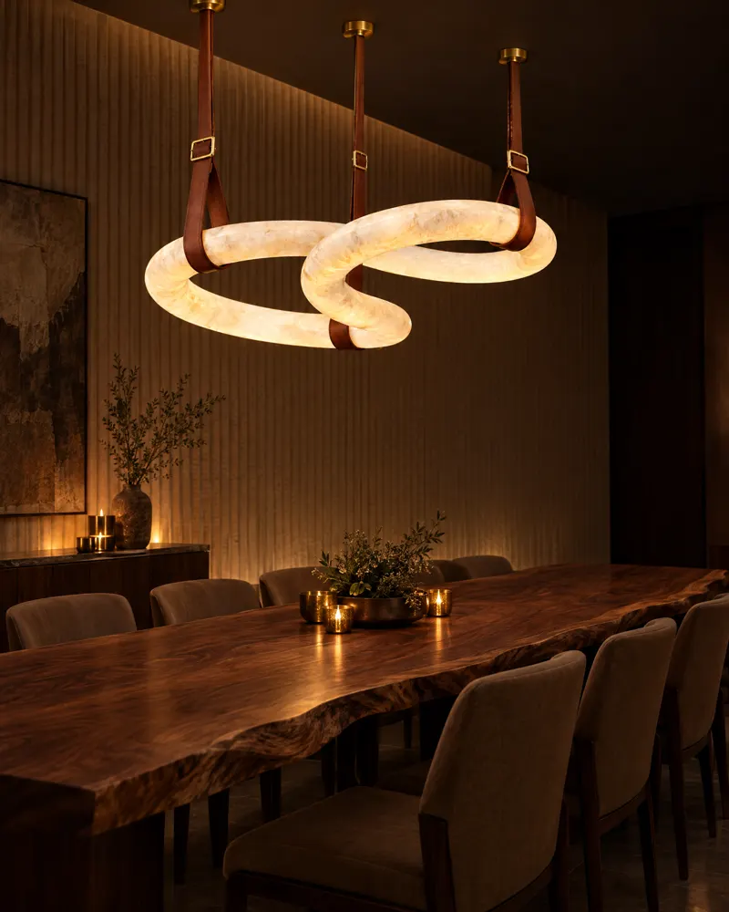 Stone ring light, AI image