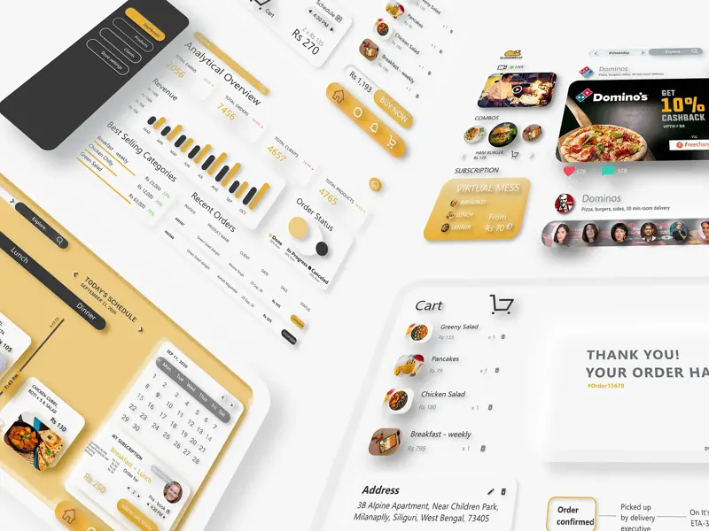 Food media platform, UI/UX Web & app