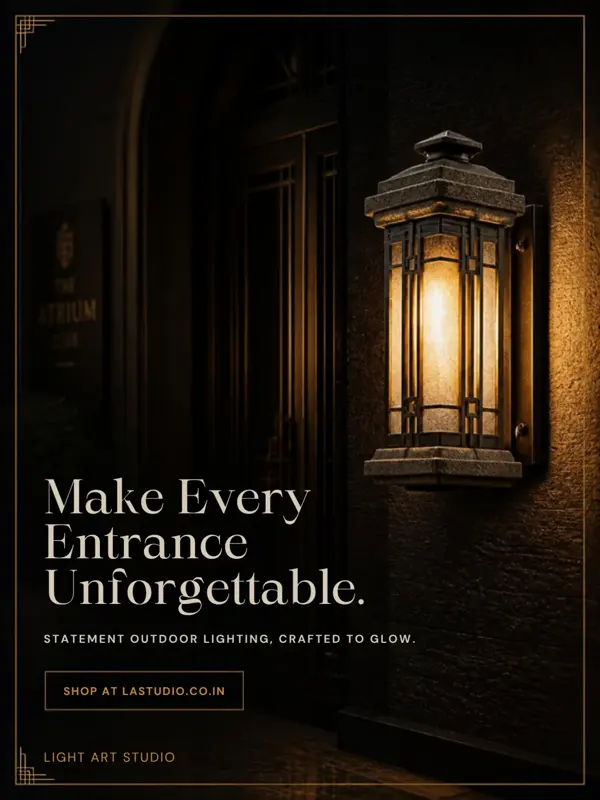 Make every entrance unforgettable, Light Art Studio static ad