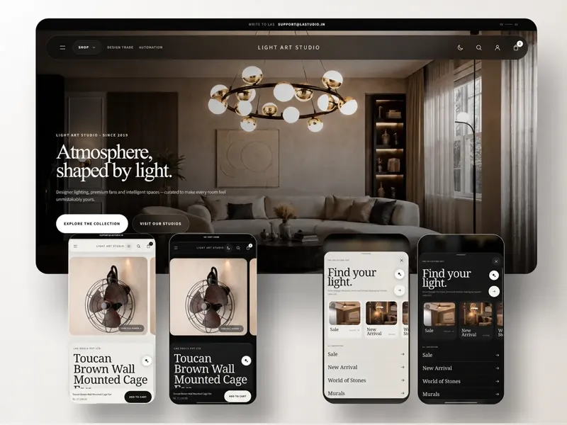 Noir Commerce · Responsive